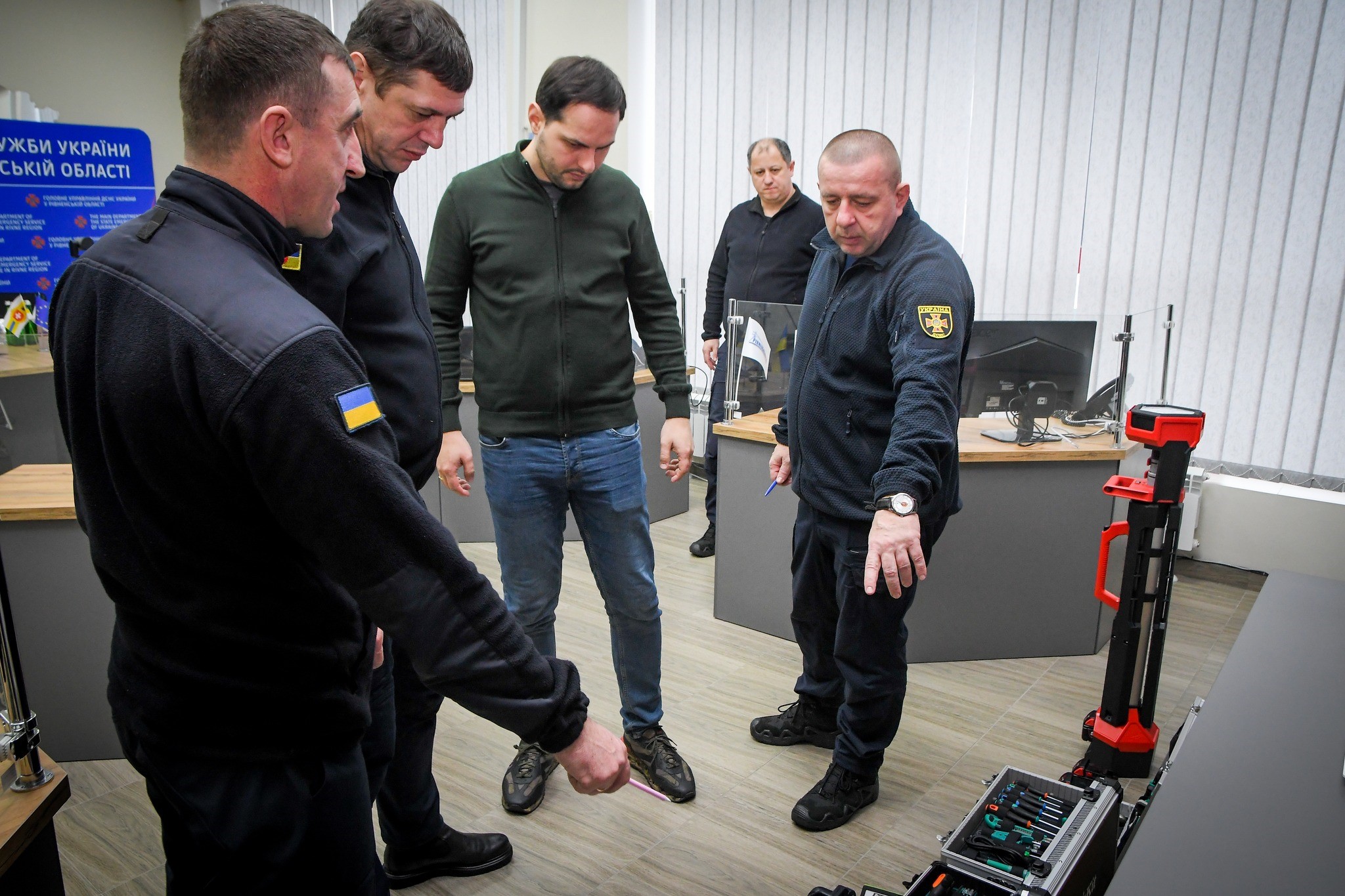 Керівники Рівненської ОВА спільно з ДСНС перевірили роботу цифрового радіозв’язку