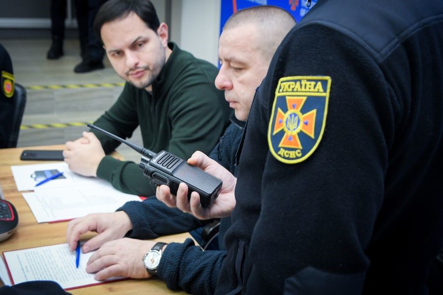 Керівники Рівненської ОВА спільно з ДСНС перевірили роботу цифрового радіозв’язку