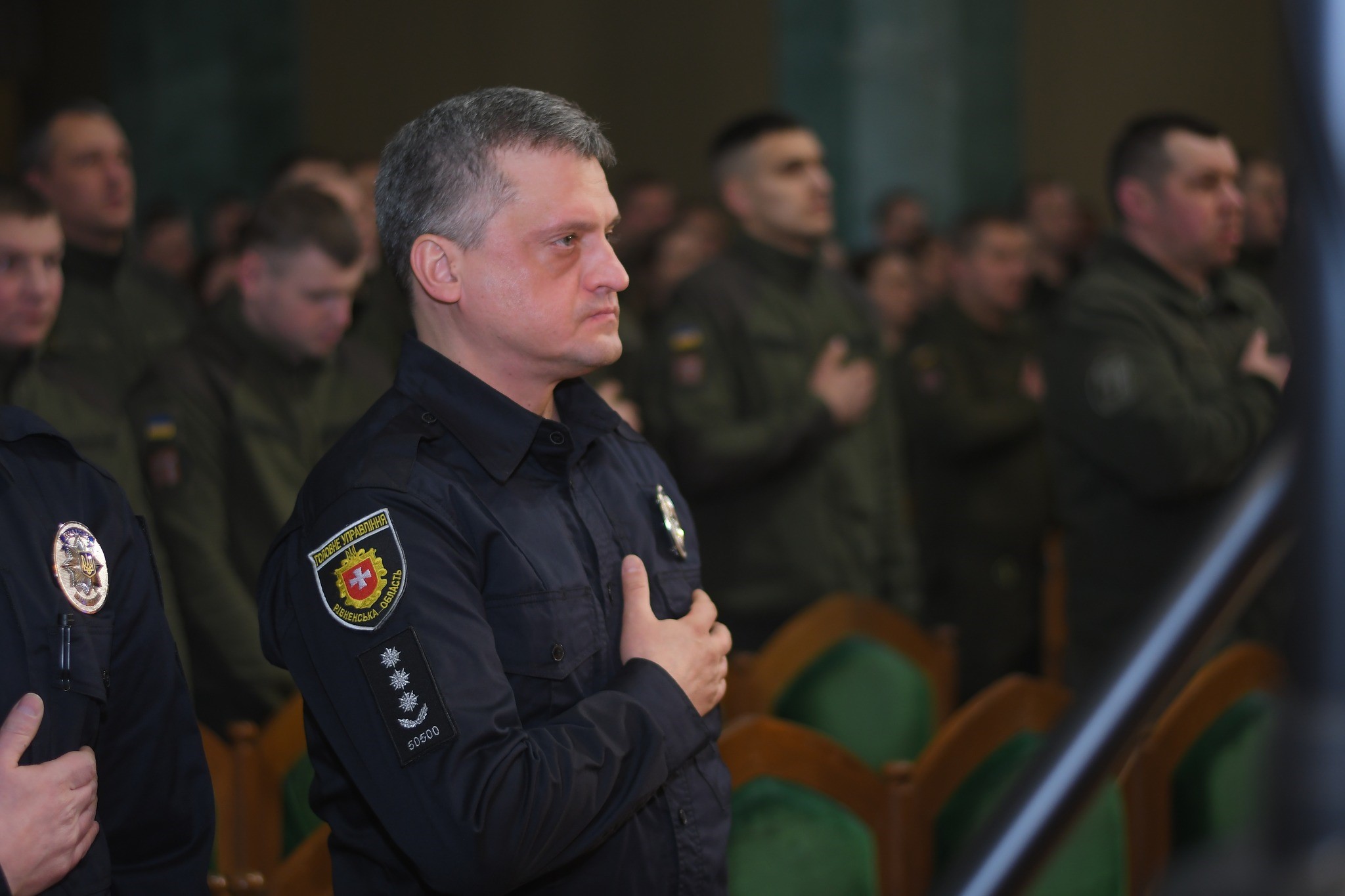 Фото з урочистостей до 28-ої річниці створення службовців військової частини 3055 Національної гвардії України