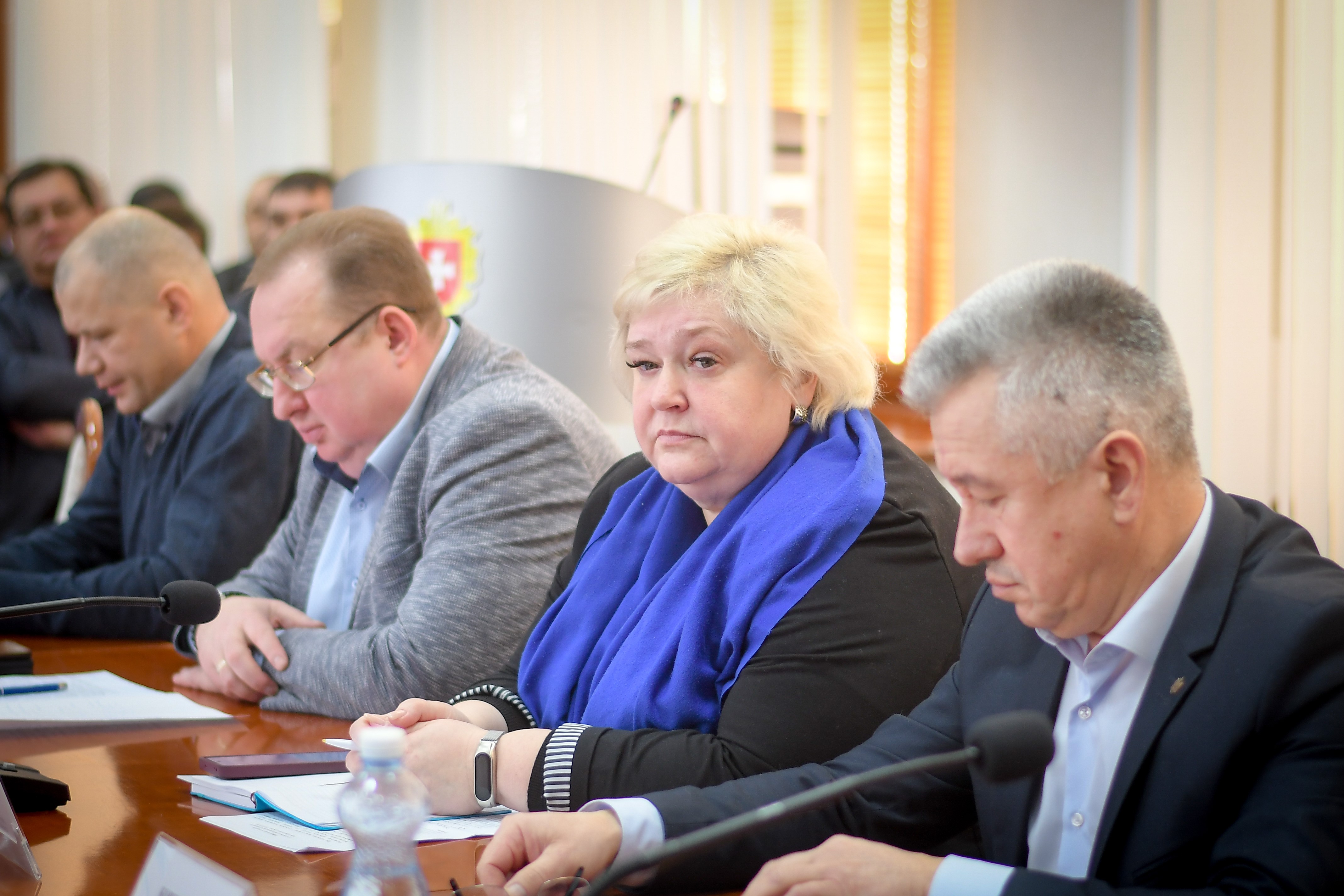 Фото з наради із керівниками ТГ під головуванням начальника Рівненської ОВА О.Коваля
