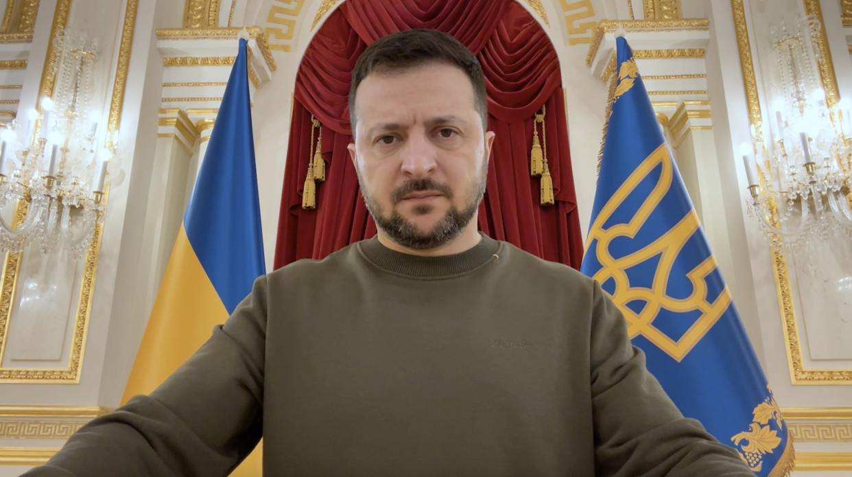 На фото - Президент України В.Зеленський