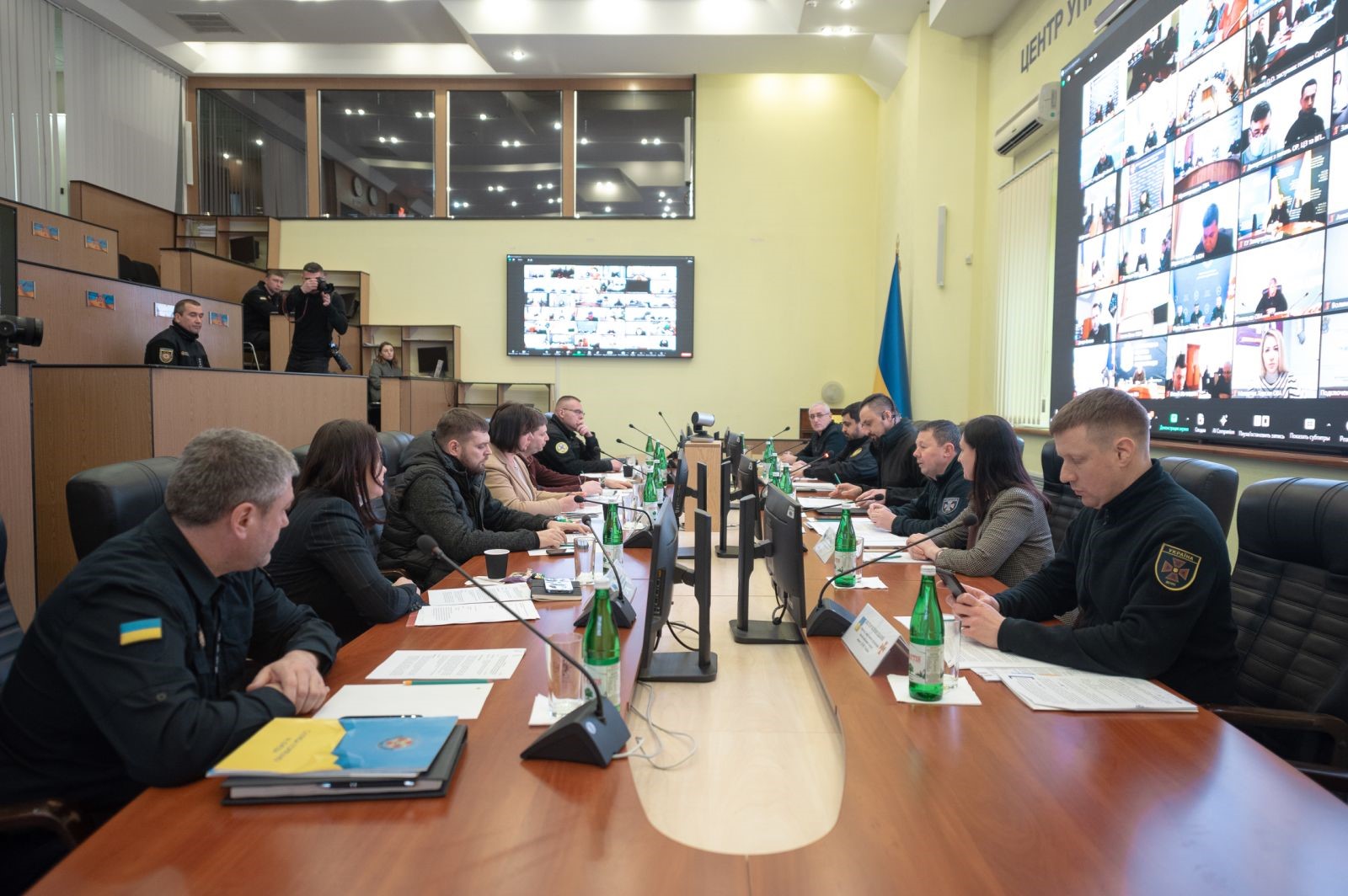 Фото з першого засідання Координаційного штабу з питань приведення об’єктів фонду захисних споруд цивільного захисту