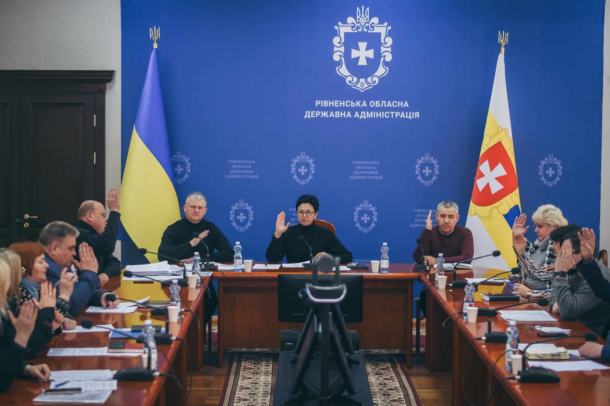 Фото з засідання робочої групи в Рівненській ОДА