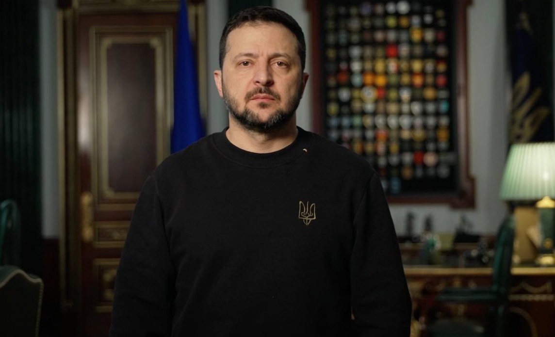 На фото - Президент України В.Зеленський