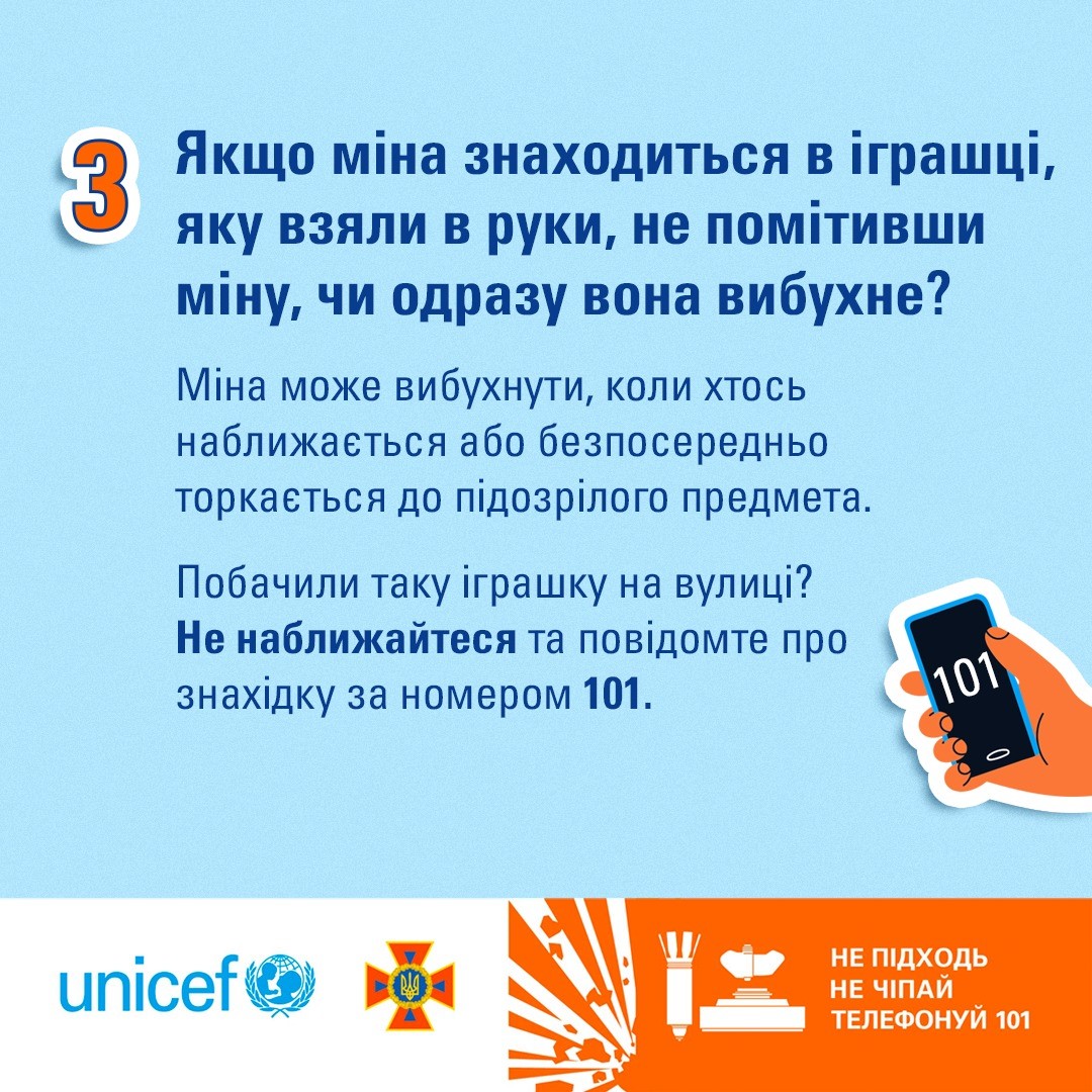 Інфографіка - правила мінної безпеки