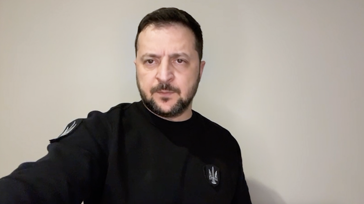 На фото - Президент України В.Зеленський