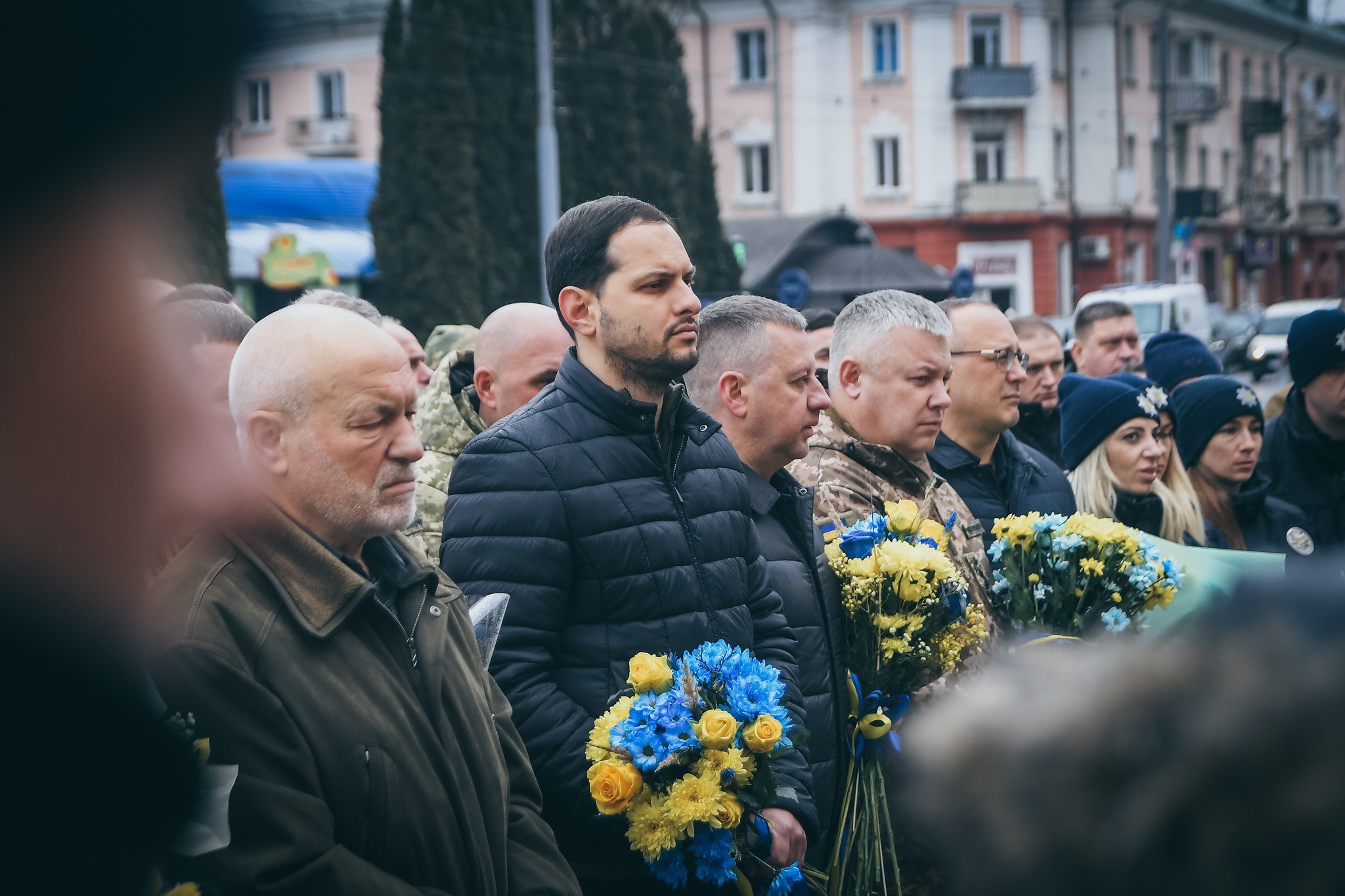 Фото з урочистостей з вшанування Героїв Небесної сотні