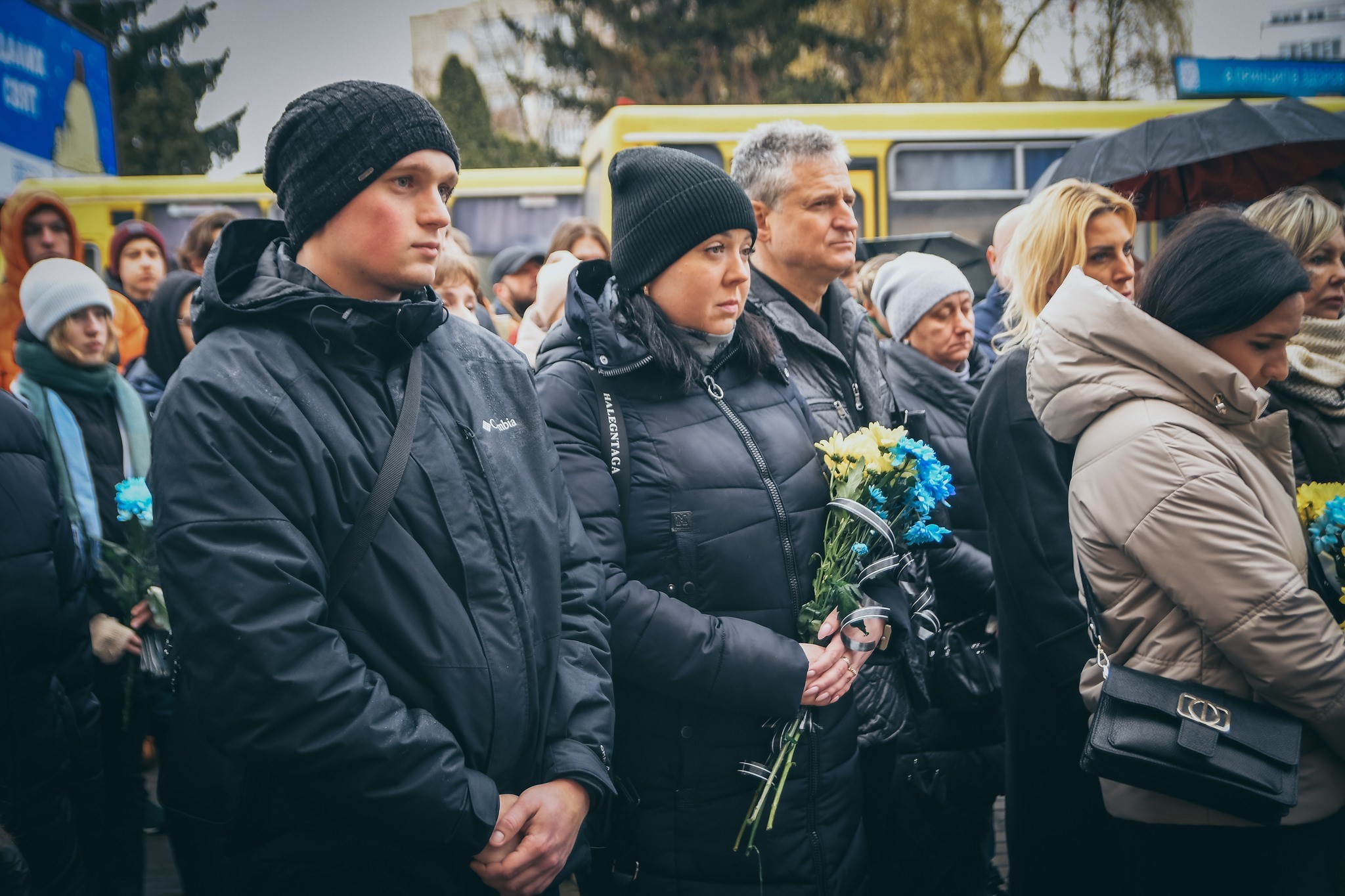 Фото з урочистостей з вшанування Героїв Небесної сотні