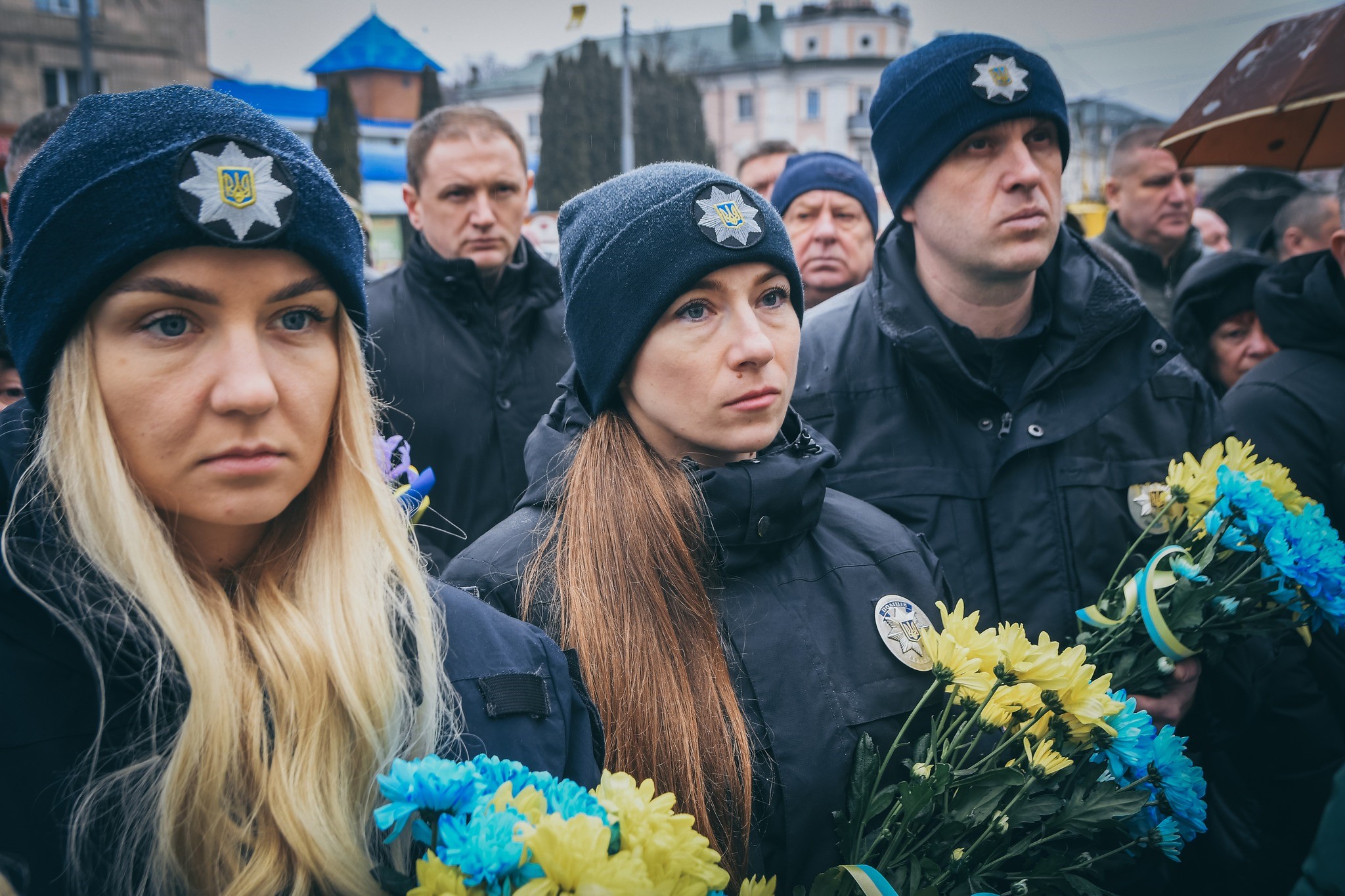 Фото з урочистостей з вшанування Героїв Небесної сотні