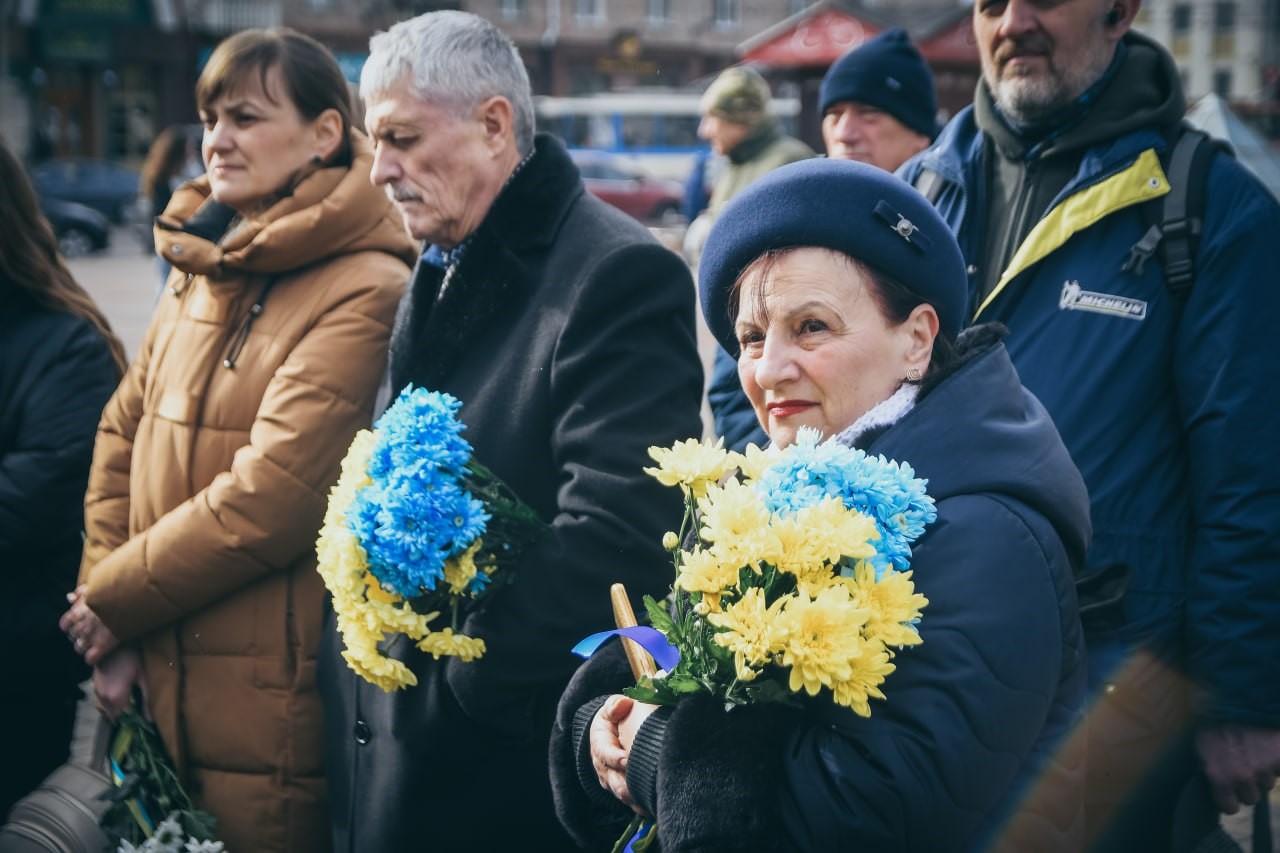Фото з  урочистостей з вшанування пам’яті Уласа Самчука