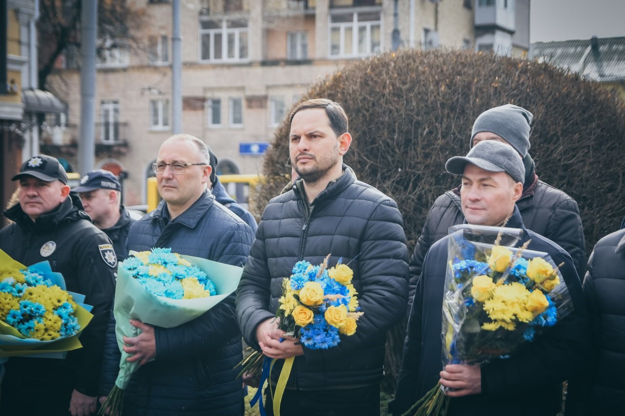 Фото з  урочистостей з вшанування пам’яті Уласа Самчука