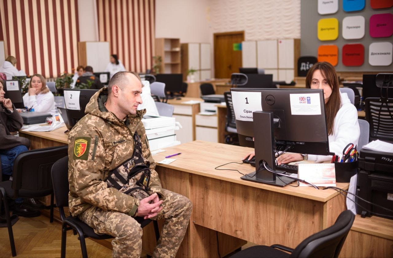 Фото з ЦНАПу в м.Здолбунів
