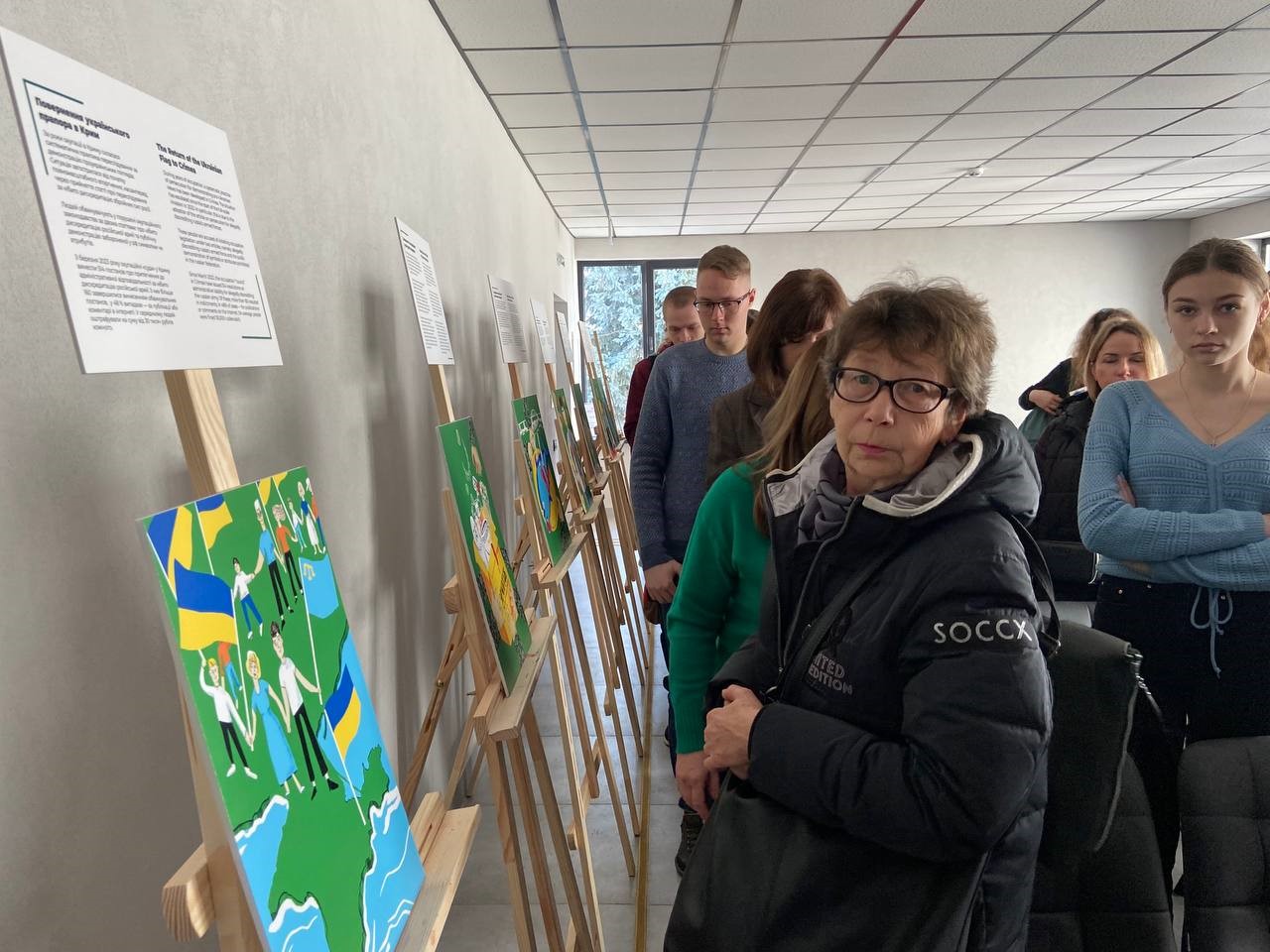 Фото з презентації ілюстрацій української художниці Ірини Вале
