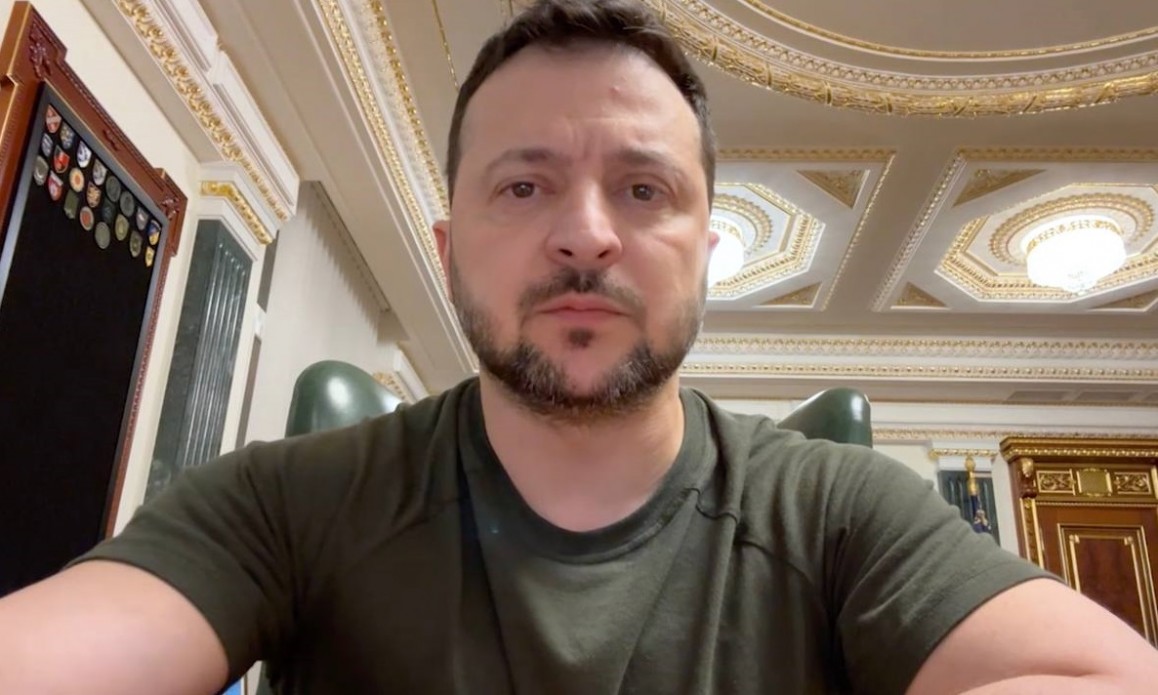 На фото - Володимир Зеленський