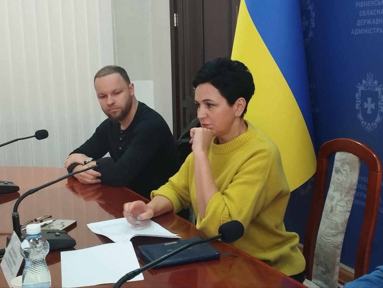 На фото - заступниця голови Рівненської ОДА Л.Шатковська