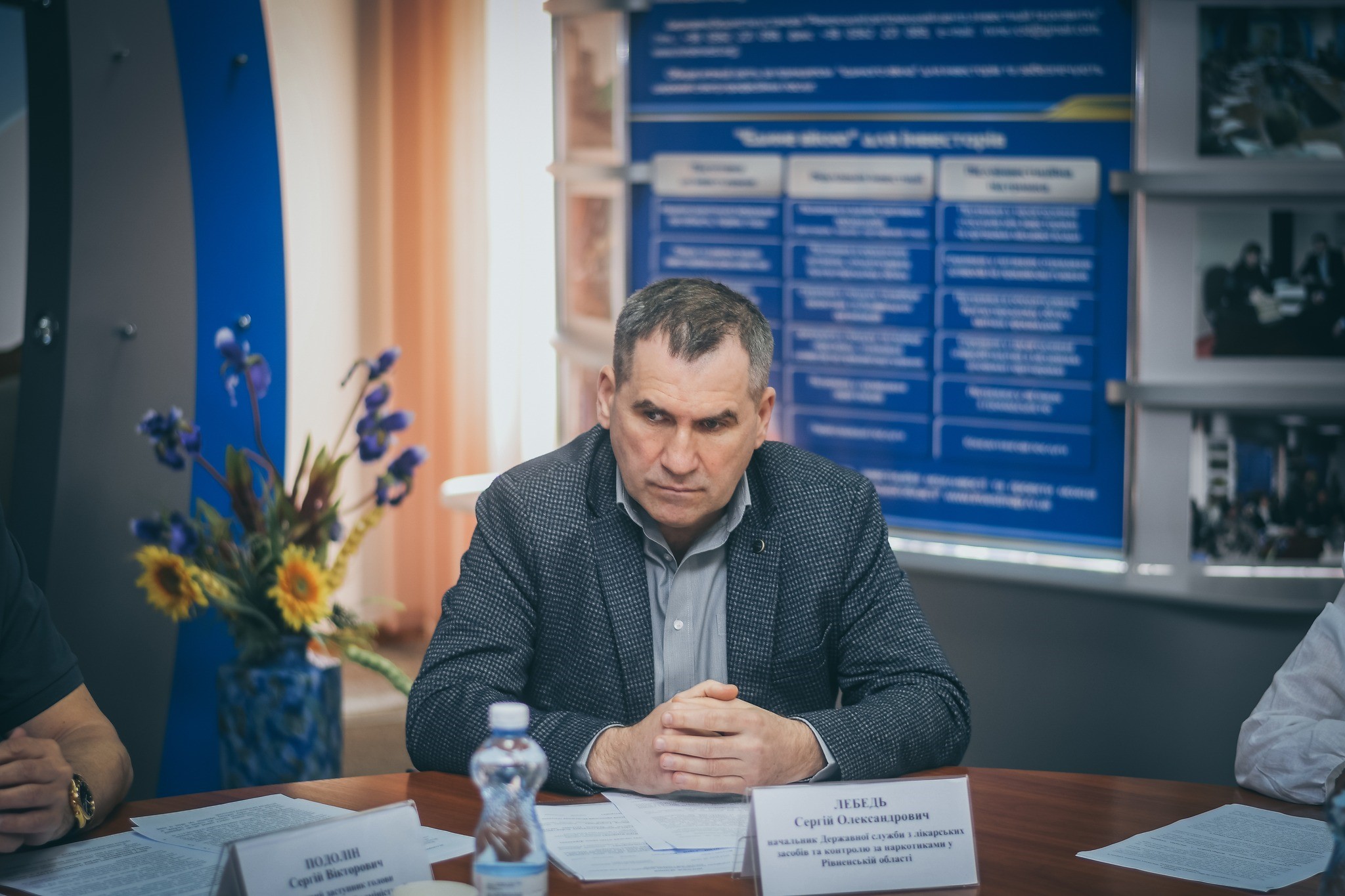 На фото - начальник Державної служби з лікарських засобів та контролю за наркотиками у Рівненській області С.Лебедь