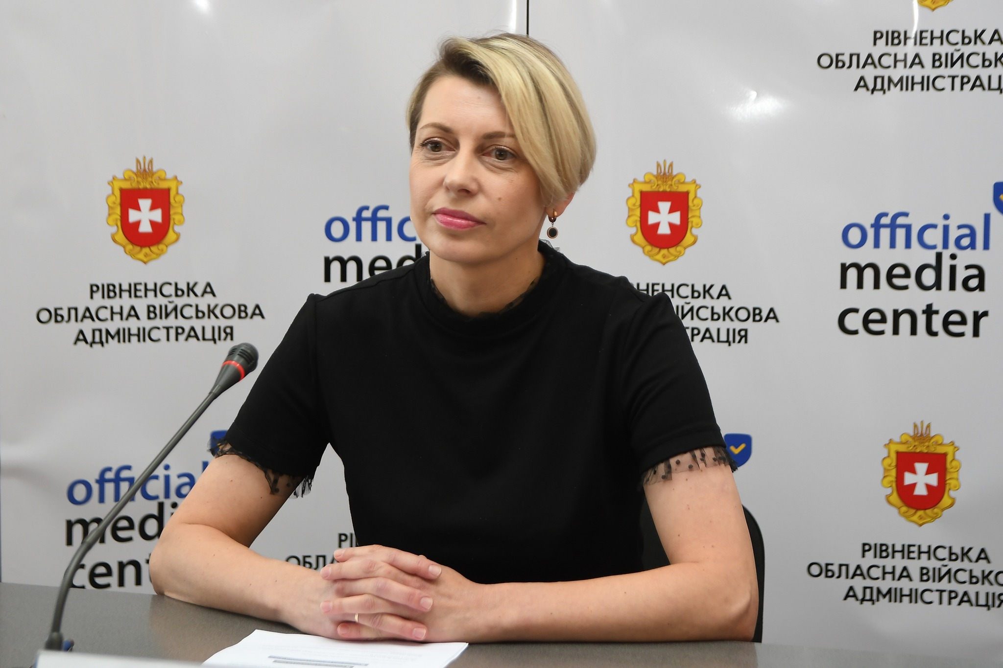 На фото - речниця ПрАТ «Рівнеобленерго» А.Ліхачова