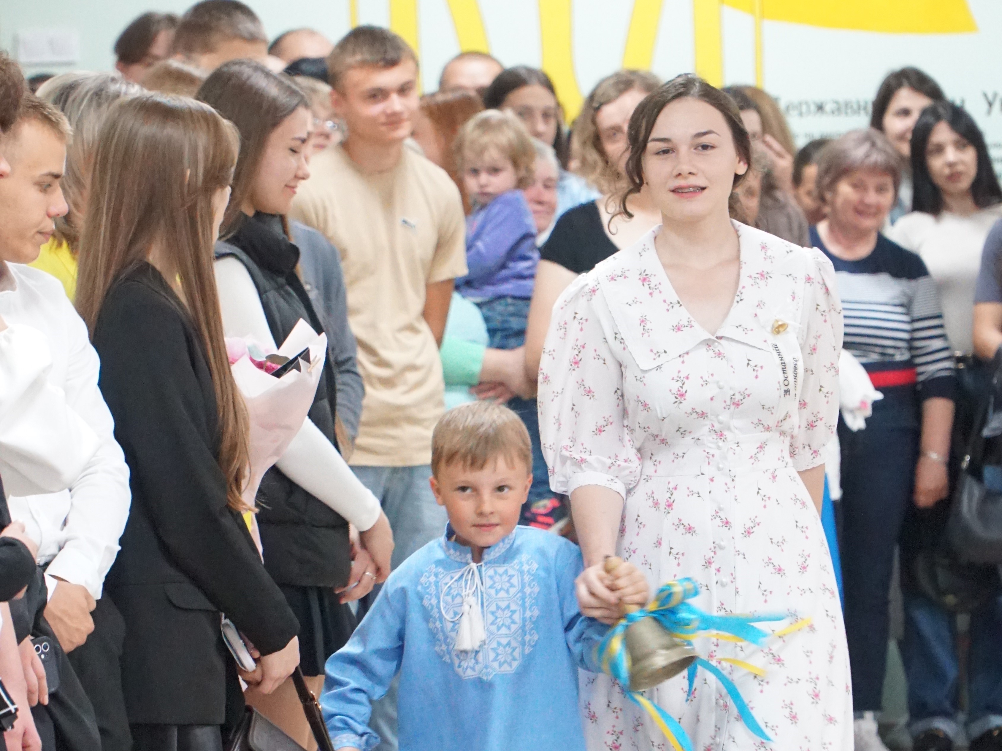 На фото - учні Корнинського ліцею
