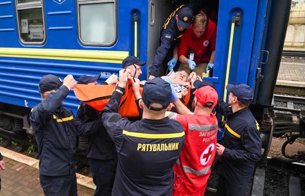 Рівненщина прийняла евакуаційний потяг з Донеччини