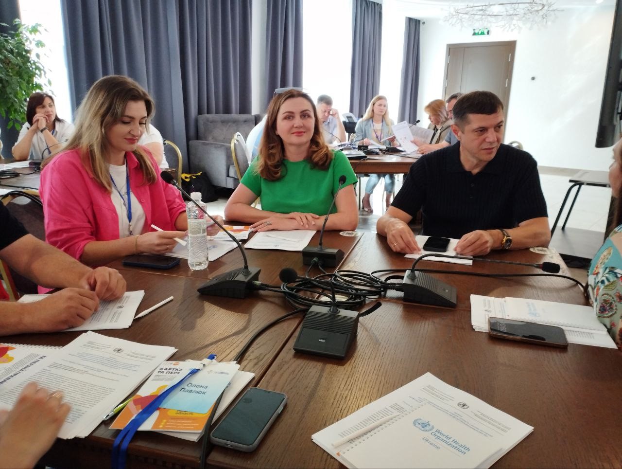 Фото з тренінгу щодо інтеграції послуг з профілактики ВІЛ на первинку