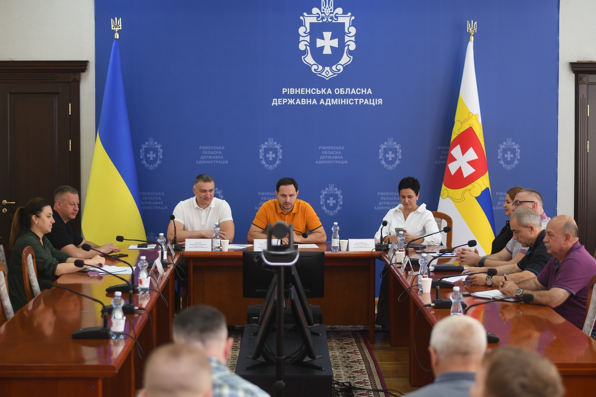 Керівництво області під час засідання Президії Конгресу місцевих та регіональних влад