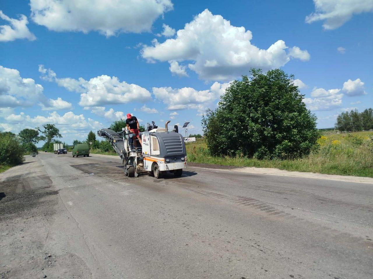Ремонт дороги