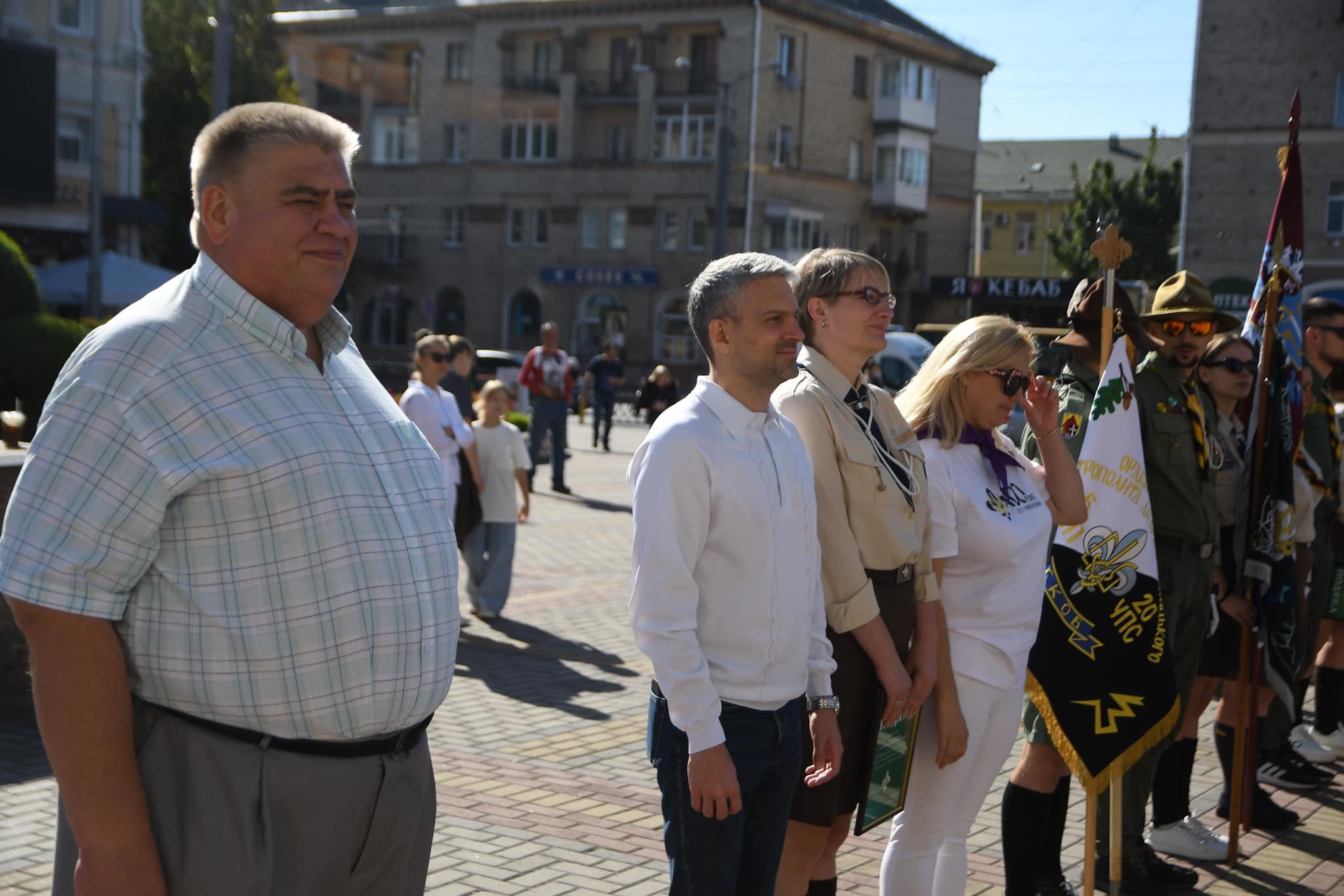 Учасники відкриття пластового року
