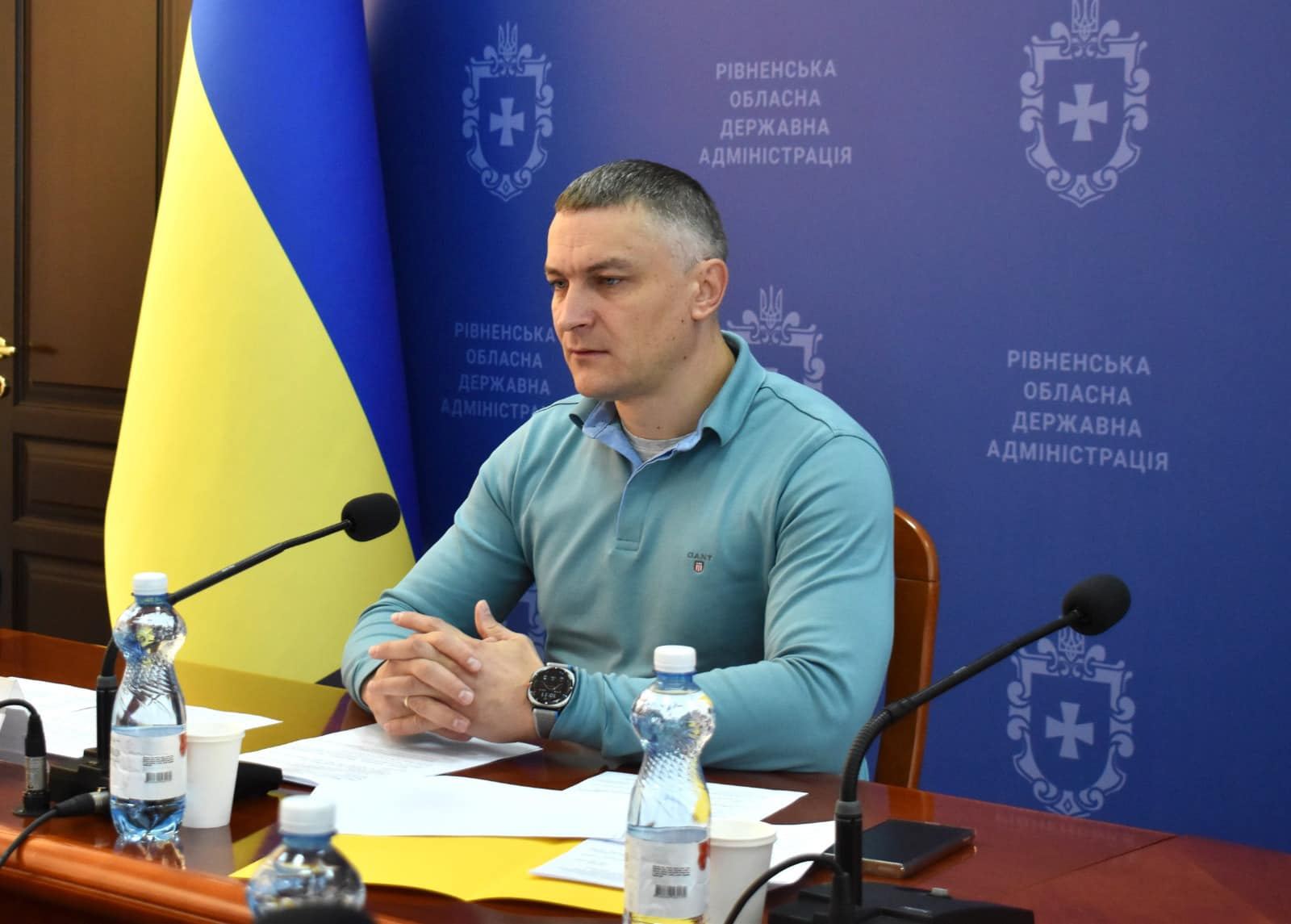 заступник голови РівнеОДА Олександр Кохан під час засідання комісії