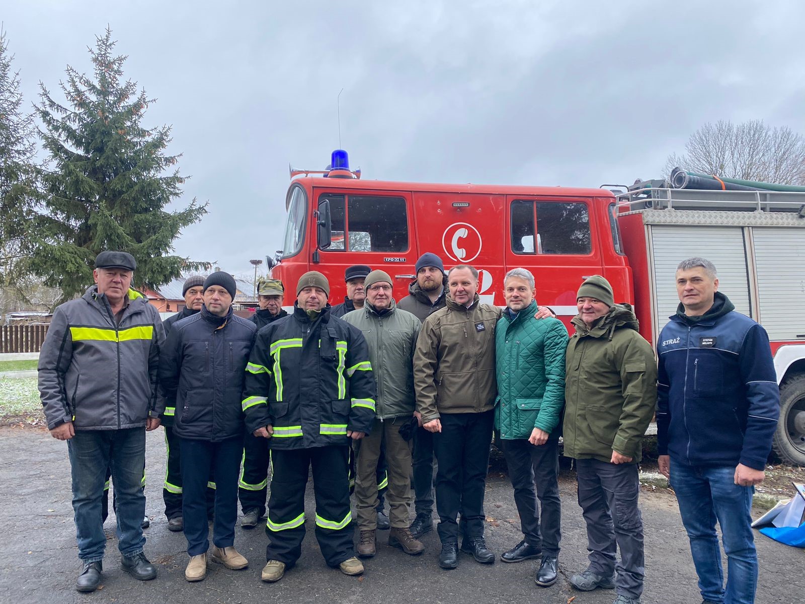 Деражненська громада отримала від Вармінсько-Мазурського воєводства сучасну пожежну машину