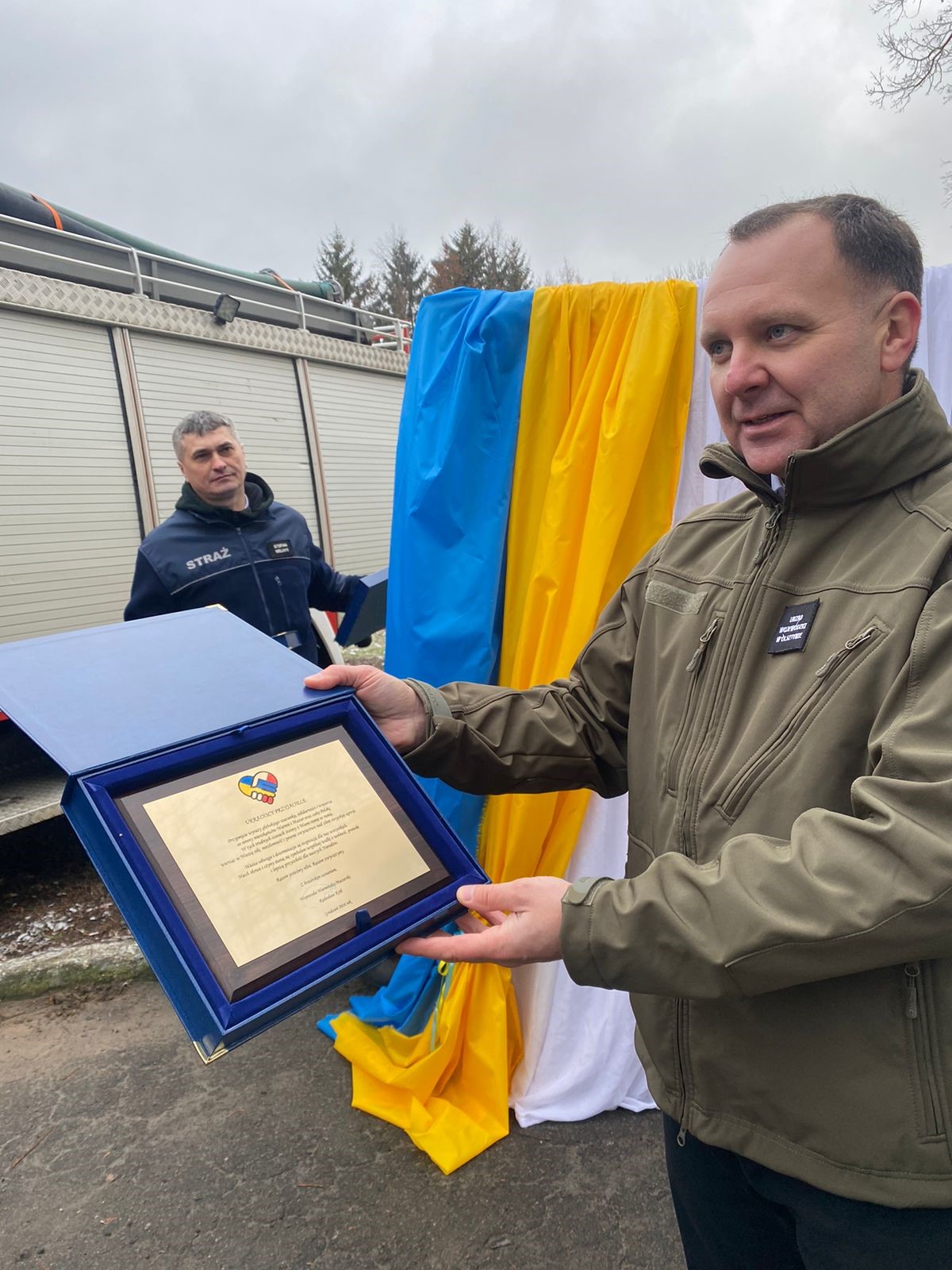 Деражненська громада отримала від Вармінсько-Мазурського воєводства сучасну пожежну машину