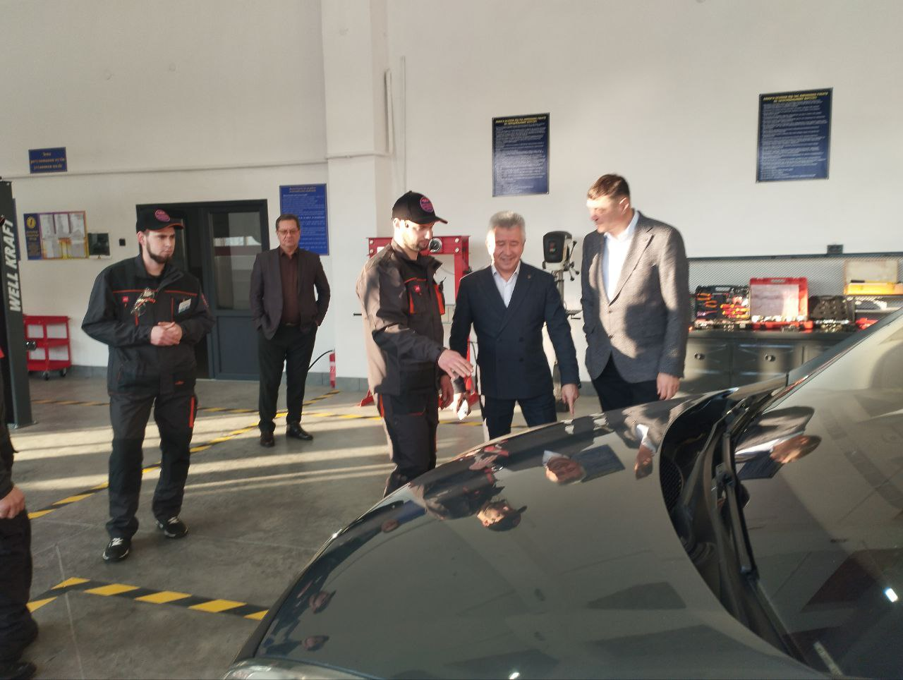 Сергій Подолін на відкритті навчально-практичного центру
