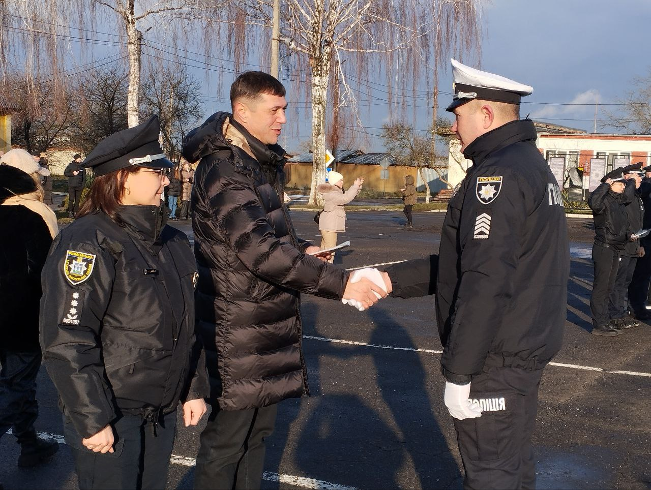 перший заступник голови Рівненської ОДА Сергій Подолін на складанні присяги поліцейських