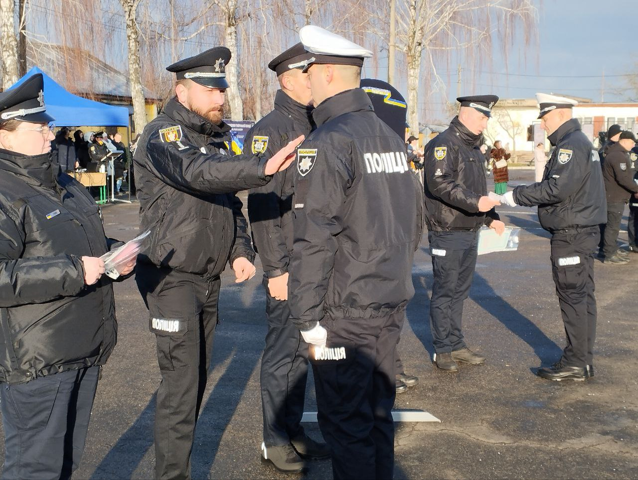 Перший заступник голови Рівненської ОДА Сергій Подолін на складанні присяги поліцейських