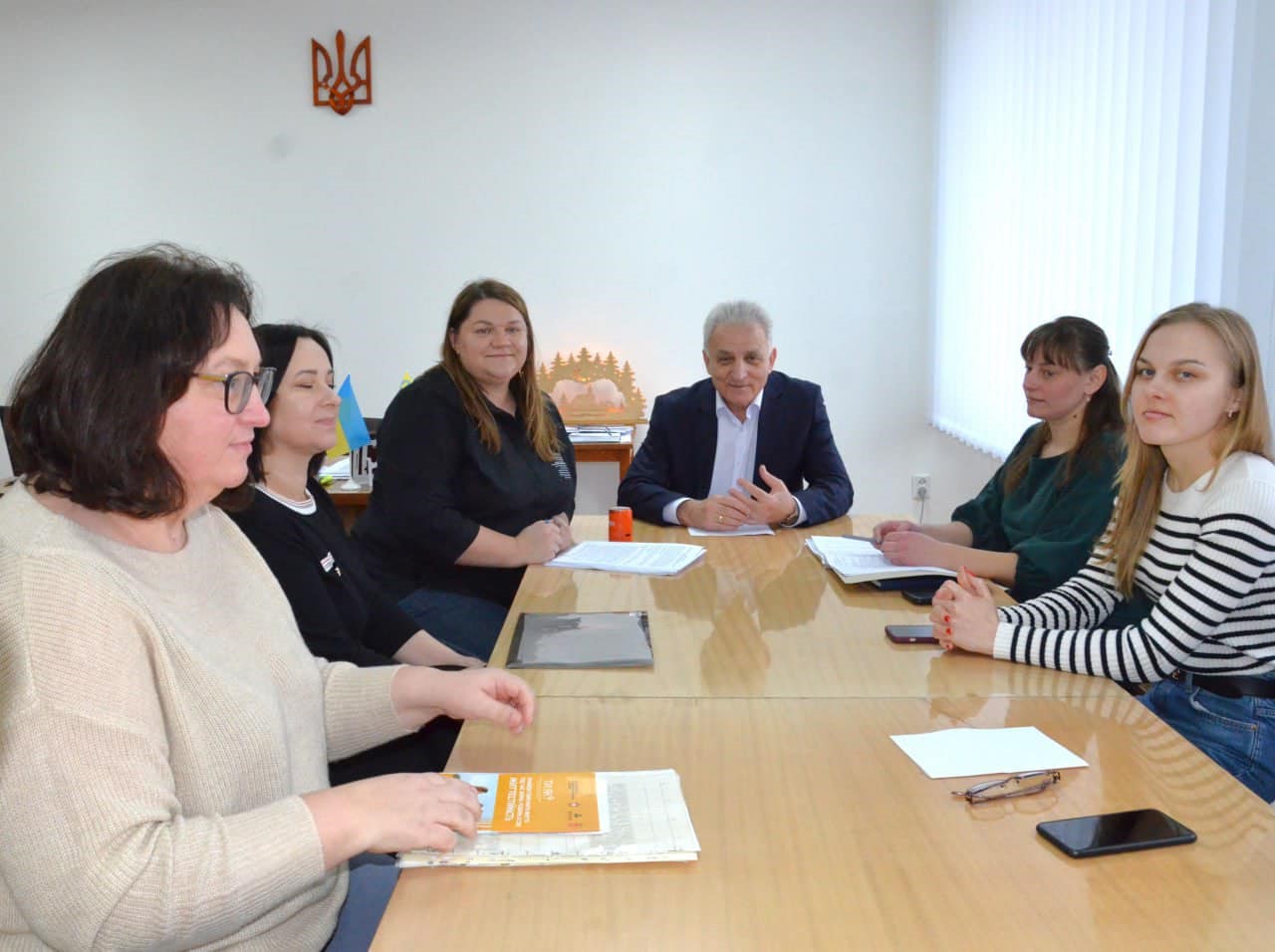 Робоча зустріч, під час якої підписали меморандум про співпрацю.