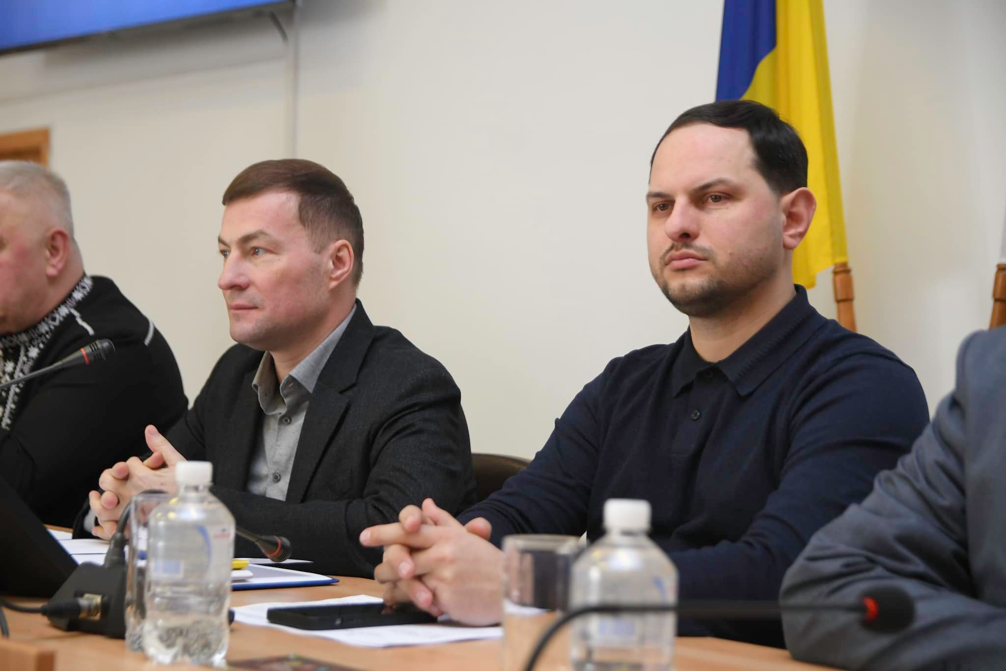 Начальник Рівненської ОВА Олександр Коваль та голова Рівненської обласної ради Андрій Карауш