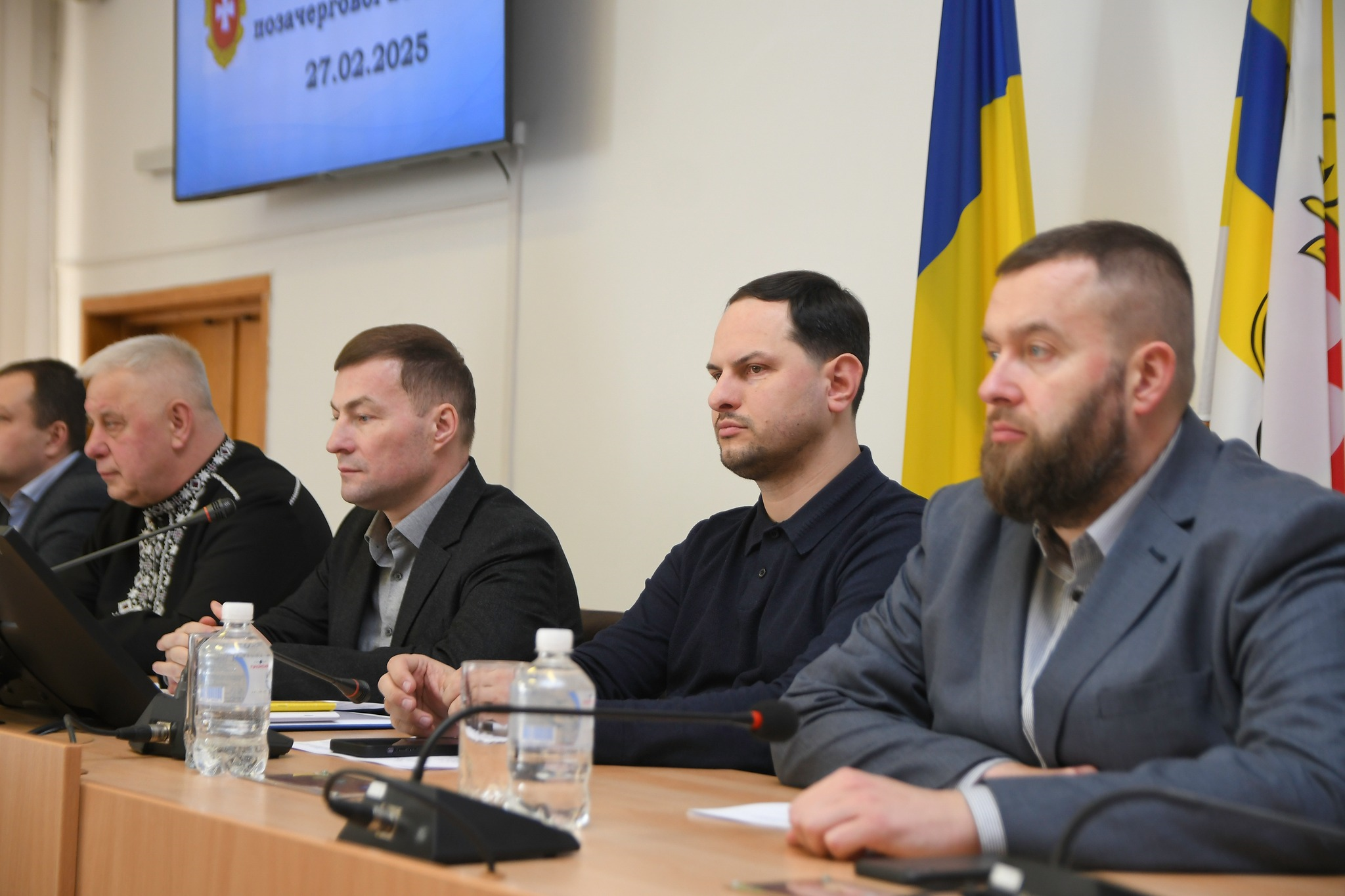 Начальник Рівненської ОВА Олександр Коваль та керівництво Рівненської обласної ради