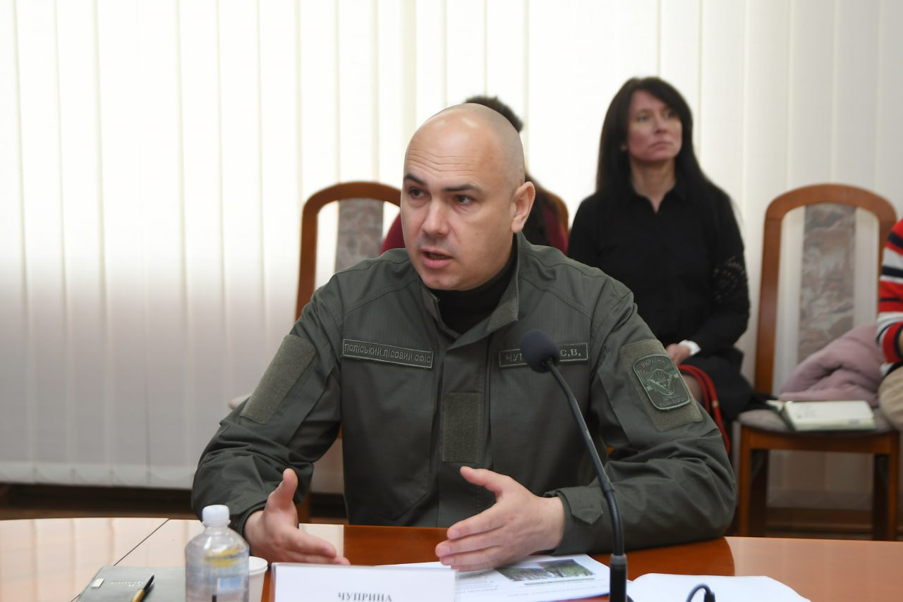 Директор філії Поліського лісового офісу ДСГП «Ліси України» Сергій Чуприна