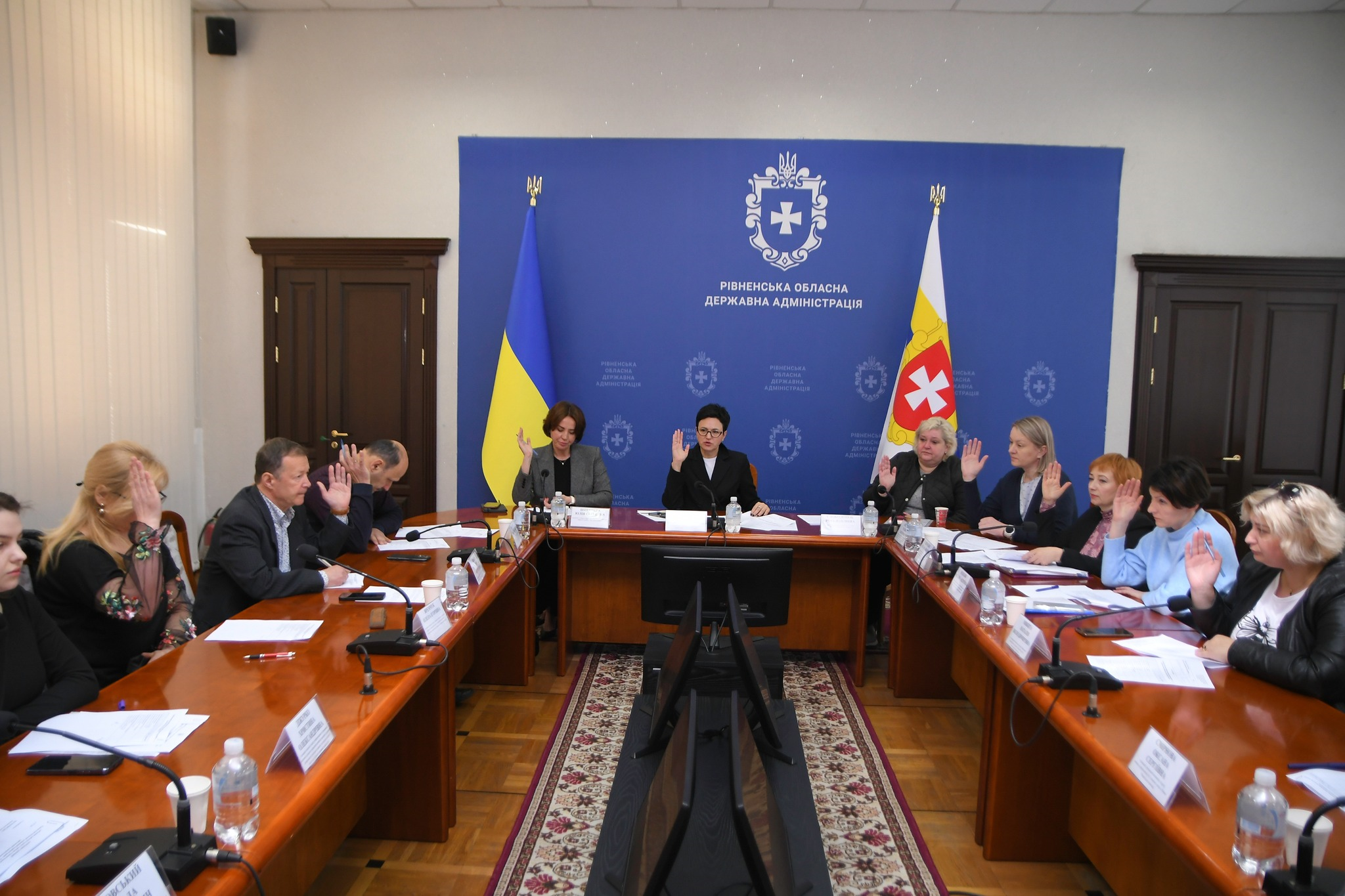 Засідання робочої групи при Рівненській облдержадміністрації під керівництвом заступниці голови ОДА Людмили Шатковської