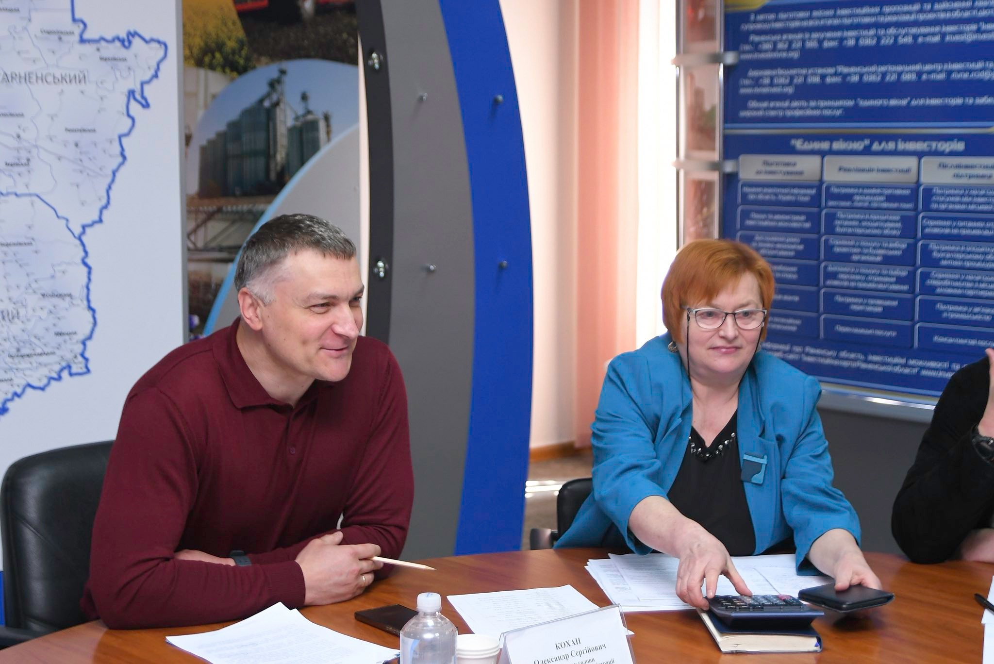 Заступник голови Рівненської ОДА Олександр Кохан під час наради щодо  підсилення рибного господарства області