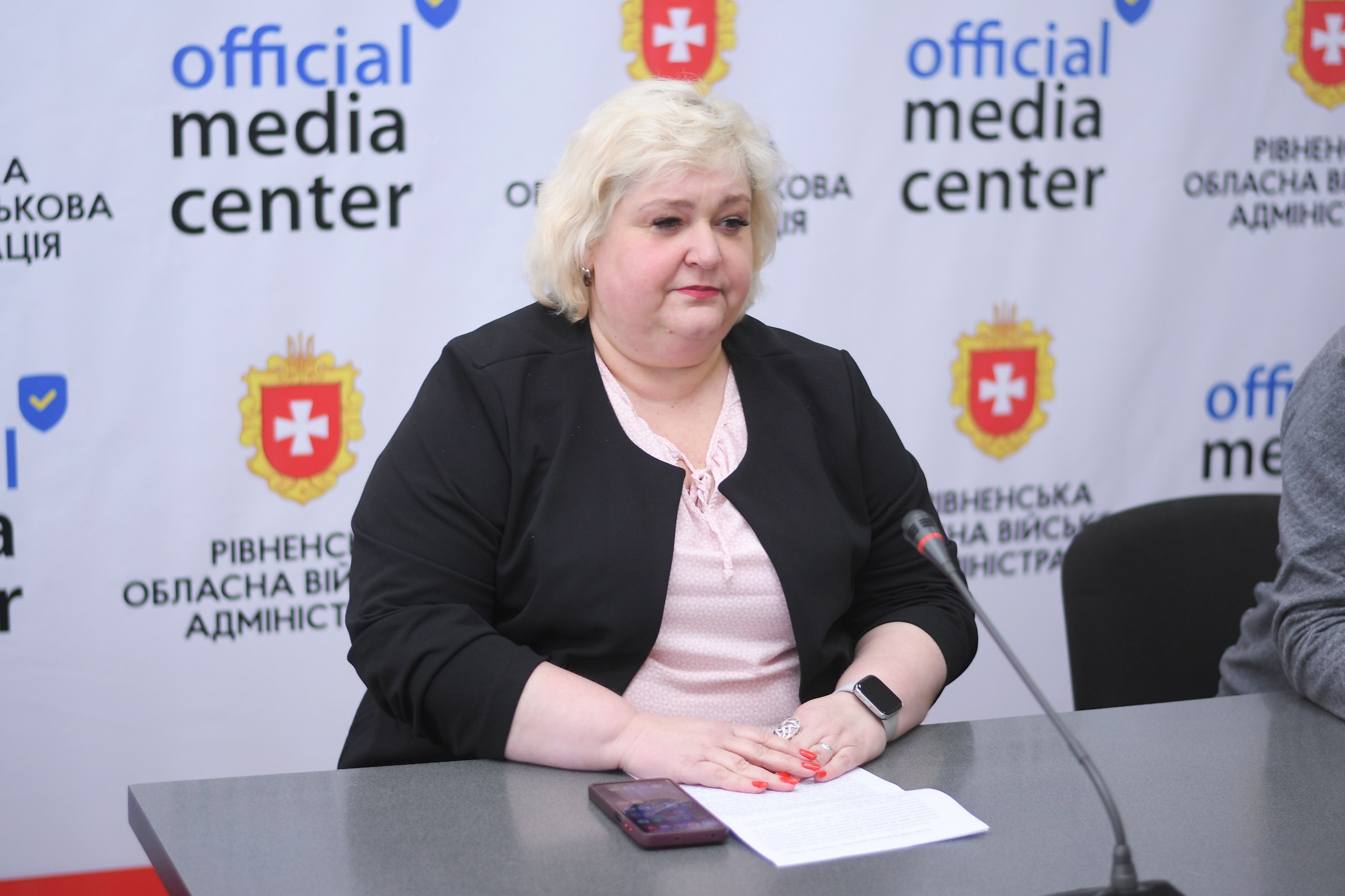 директорка Департаменту соціальної політики ОДА Роза Слободенюк